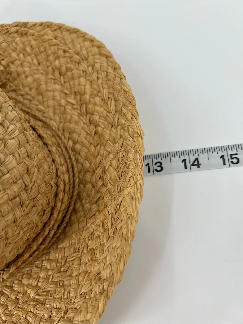 Helen Kaminski Braided Straw Sun Hat with Tassel Tie - Tan